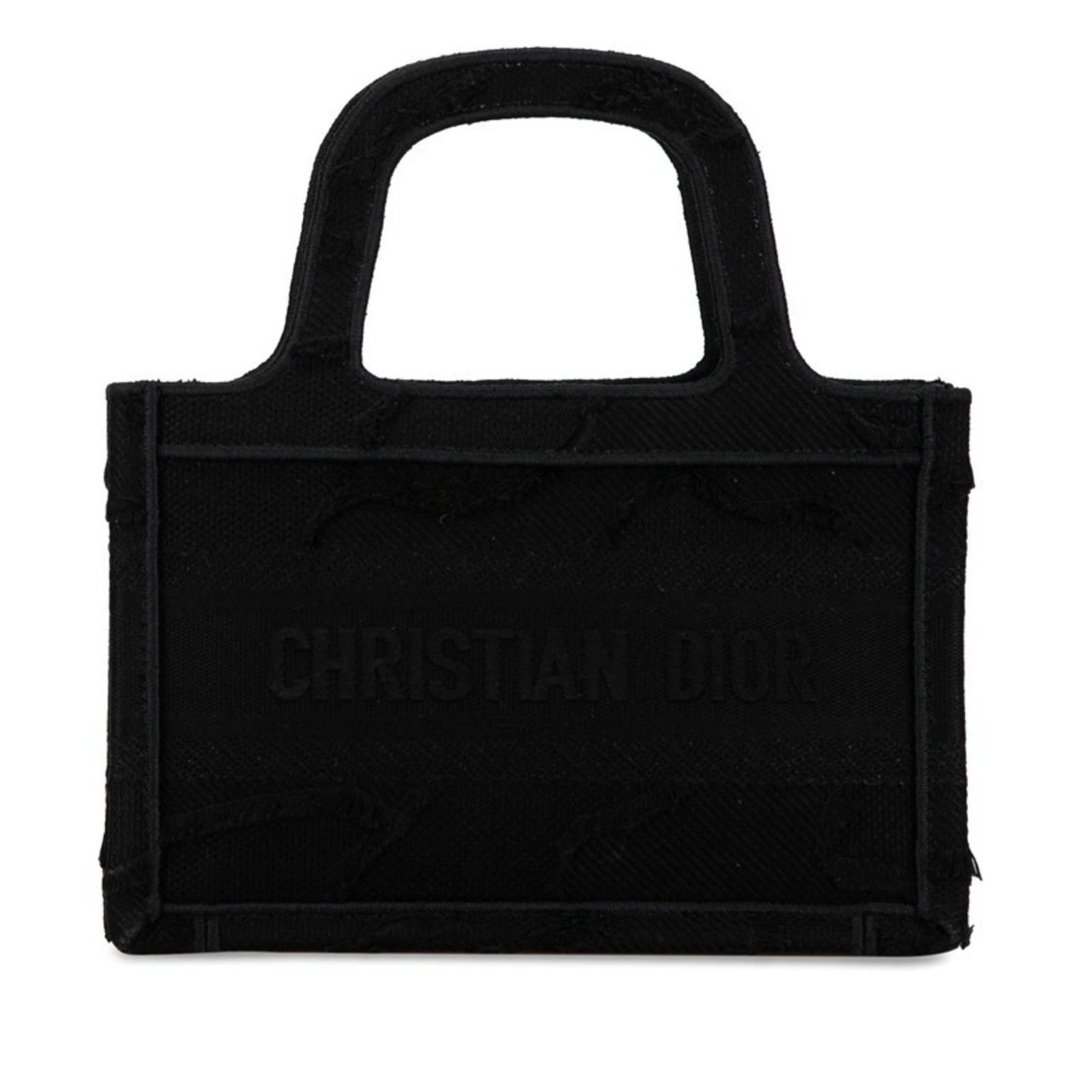 Sac à main Dior Book Tote toile noire authentique