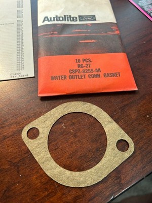 NOS Autolite C8PZ-8255-AA Water Outlet Connection Gasket 1940-1968 DESOTO CHRY