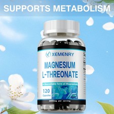 Magnesium L-Threonate 2000mg - Brain  Nervous System Health, Memory and Focus