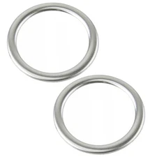 Stainless Steel Dashboard Air Vent Rings for Mercedes For Benz GLK ML 2Pcs