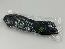 Monster Energy Pendant Black Fabric Logo Charm Keychain