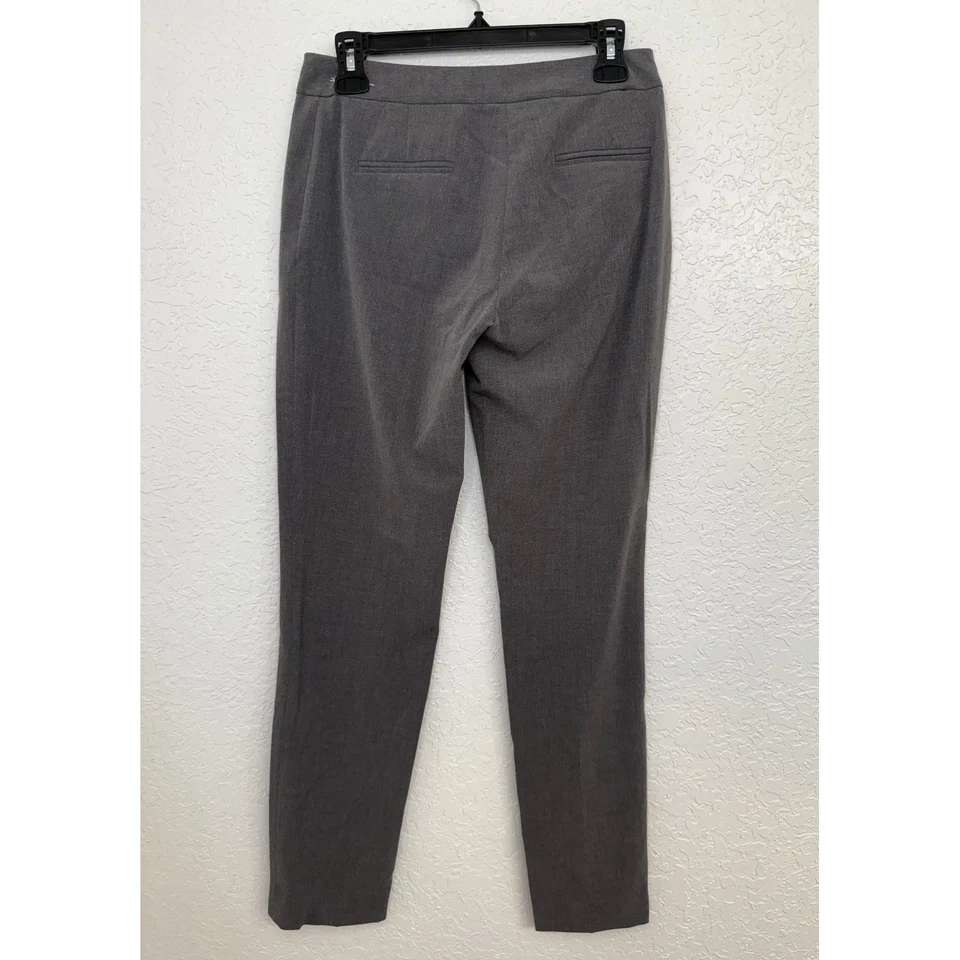 Pantalones de vestir Tahari Arthur S. Levine gris carrera para mujer talla 2 Foto 2 de 3