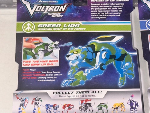 Voltron Legendary Defender 2017 - 5 6” Lion set Yellow Blue Red Green Black MOC - Imagen 16 de 23