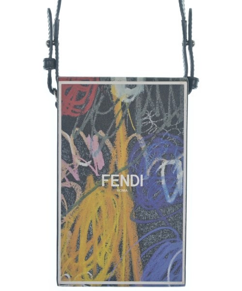 FENDI Shoulder Bags BlackxBluexYellowetc.(Patterned) 2200640467968