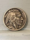 1914d Buffalo Nickel With Full Liberty, Bold Date, Full Horn. Extra Nice Coin