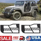 2PCS Tube Half Tubular Doors Without Mirrors for Jeep Wrangler JK 2007-2018 US