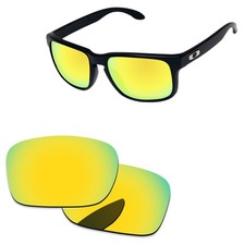 Lenslog 24K Golden Polarized Replacement Lenses for-Oakley Holbrook XL OO9417
