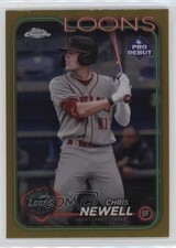 2024 Topps Pro Debut Chrome Gold Refractor 42/50 Chris Newell #PDC-100 3a1
