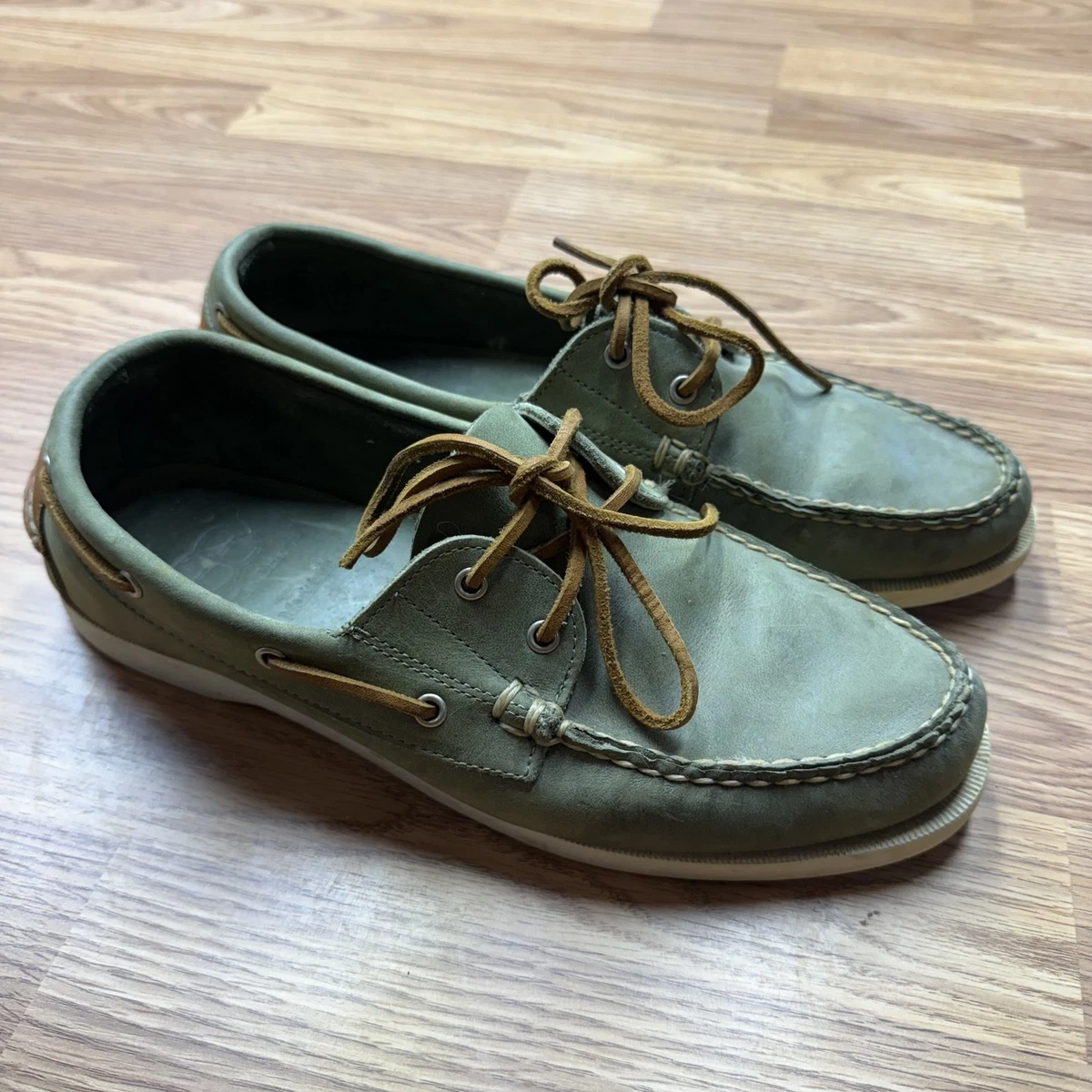 Allen Edmonds Santa Rosa Suede Leather Slip On Loafers Mens Sz 8.5D Citron Loafer Pink Solid Casual Shoes for Men for sale | eBay main image 2