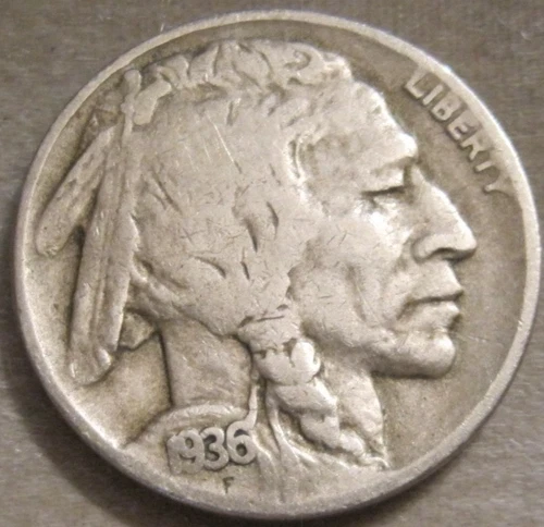 SELLING AS SHOWN - 1936 D BUFFALO NICKEL *** 542