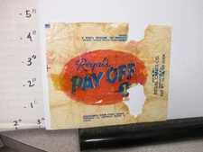 candy bar wrapper 1940s PAY OFF Regal Chicago 0.5 oz 1 cent penny