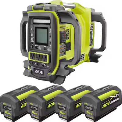#ad Ryobi 40V Power Station Generator 3000W Bluetooth tool only $400.00