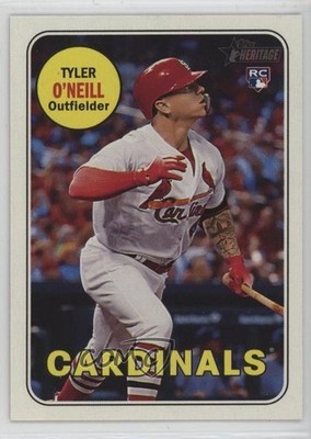 2018 Heritage High Number Action Image Variation SP Tyler O'Neill Rookie RC e9y