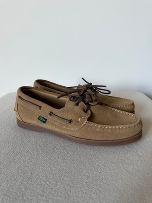 Paraboot Barth Marine Boat Shoes - Size US 10.5 - Miel Vel Fauve