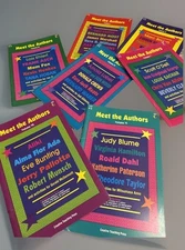 7 Teacher Books MEET THE AUTHORS Vol. 1-7 Creative Teaching 70 Class Posters
