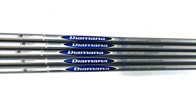 New Mitsubishi Rayon Diamana S+ 80g (5-Pack) X-Flex Hybrid Shafts 42" .335 Tip