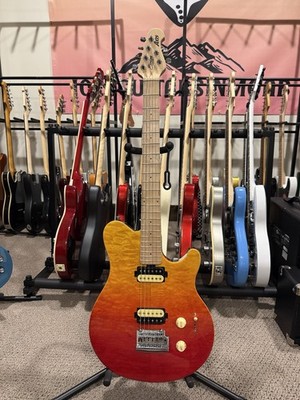 Sterling by Music Man Axis AX3S 2024 Orange Solid Body 6-String RH Maple