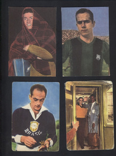 RARITÄT 4 Bilder WM 1962 Zauberer DIDI ZITO SUAREZ HEINERLE Verlag 1962/63