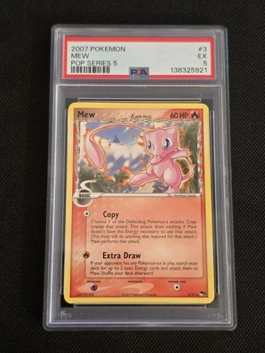 New Listing2007 POKEMON POP SERIES 5 MEW #3 RARE - PSA 5