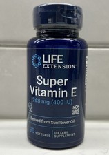 SUPER VITAMIN E 268 mg (400 IU) 90 Softgel LI...