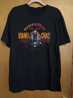 MANU CHAO Concert Tour Men Women T-Shirt S To 234XL MC299