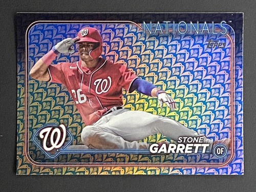 2024 Topps Holiday Easter Foil #68 Stone Garrett Washington Nationals SP
