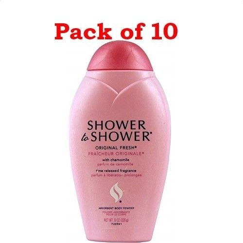 Shower To Shower Absorbent Body Powder Original Fresh with Chamomile 8 ...