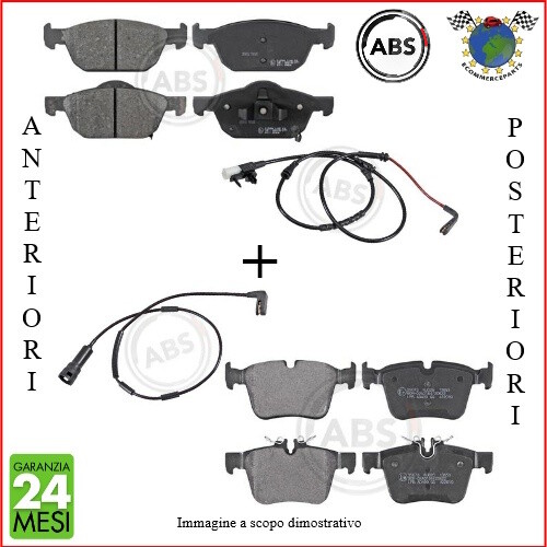 Kit Pastiglie freno Ant+Post + sensore usura Abs per MERCEDES GLS Maybach #s4 P - Foto 1 di 5