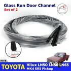 <!--F#f_0-->Fits Toyota Hilux MK4 SR5 LN50 LN56 LN65 Pickup Glass Run Door Channel Felt 2 Pc<!--F/-->