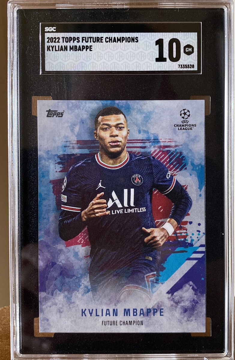 ムバッペカードGEMMT 2022 Topps Future Champion Kylian Mbappe PSG SGC 10 Gem Mint