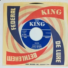 JAMES BROWN Suds / Sticky 1961 45 King 45-5485 VG+ NORTHERN SOUL