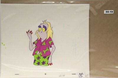 Beetlejuice Original Production Drawing And Cel 55-19 Used Cond.