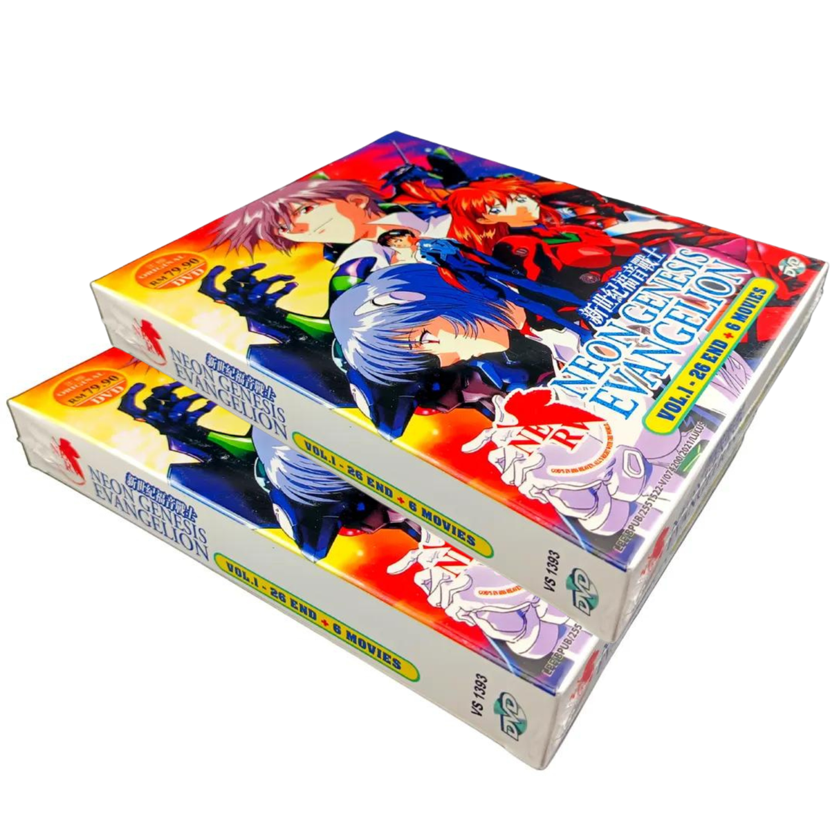 DVD Anime Neon Genesis Evangelion Complete TV Series (1-26) +6