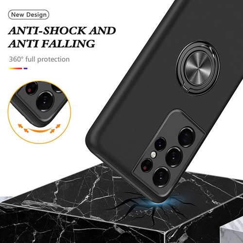 Case Cover Ring Stand Magnetic For Samsung Galaxy S23 Ultra S22 Note 20 Ultra - Picture 3 of 13