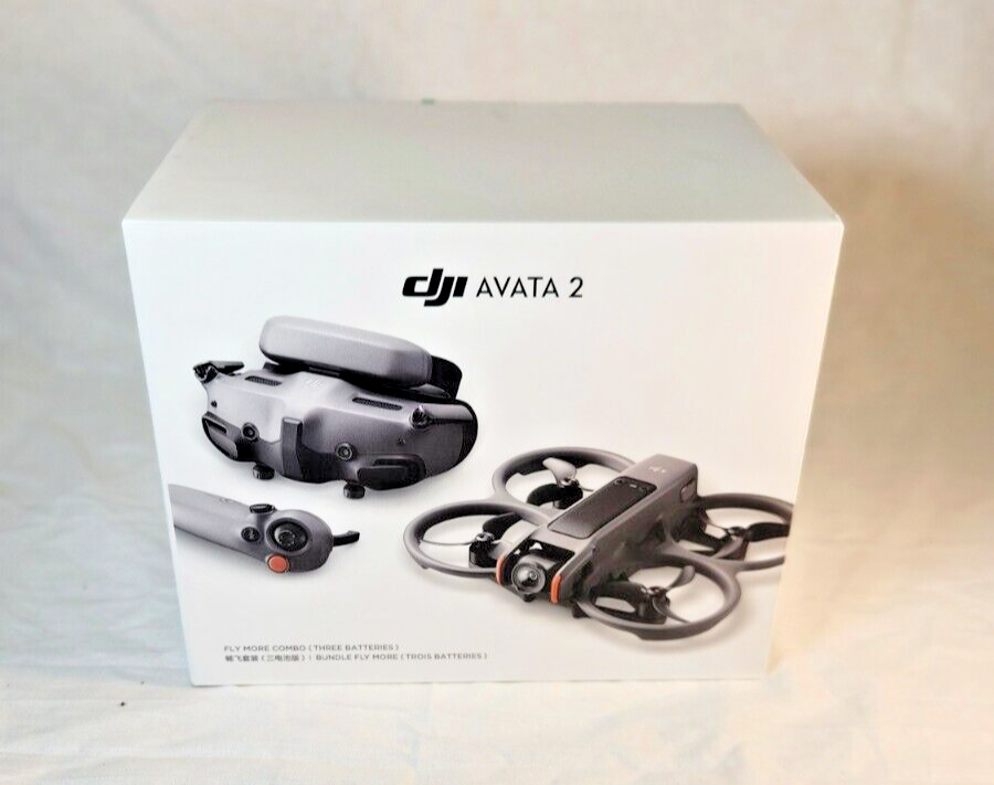 DJI - (未使用)DJI AVATA 2 FLY MORE COMBO DJI Avata 2 Fly More Combo Camera Drone + FPV Controller 3+