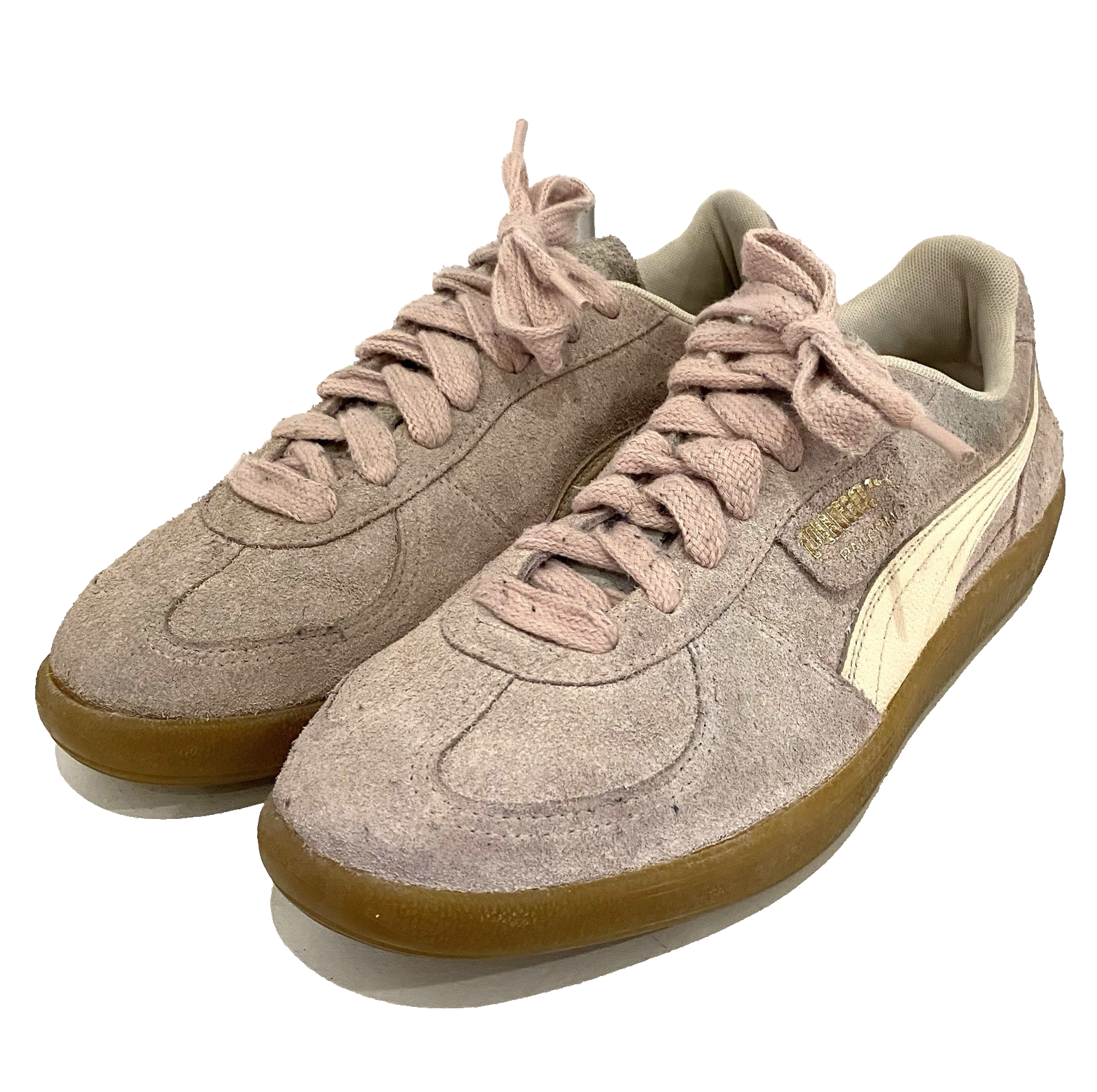 SAOLA Sneakers Puma Palermo uomo taglia 10 US 396464 03 suola gomma rosa scamosciato