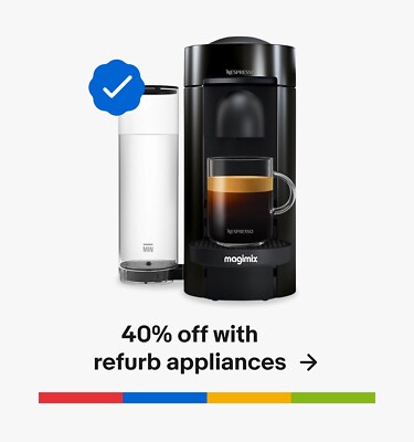 40% off with refurb appliances