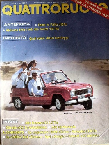 Vierrad 381 1987 Test Alfa Romeo 33 1.5 TI - BMW 730i vs Mercedes 300 [Q52]