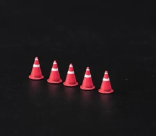 5Pcs 1/64 Awl Bucket Scene Props Mini Figures Model Fit Cars Vehicles Doll Toys
