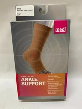 Medi Seamless Knit Compression Ankle Support 501 Beige - Pick Size - NEW