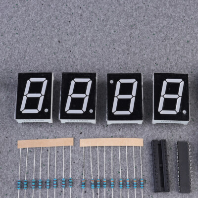  Digital Clock Kit Uhr Mit Mikrochip Single-Chip-Mikrocomputer-Uhr