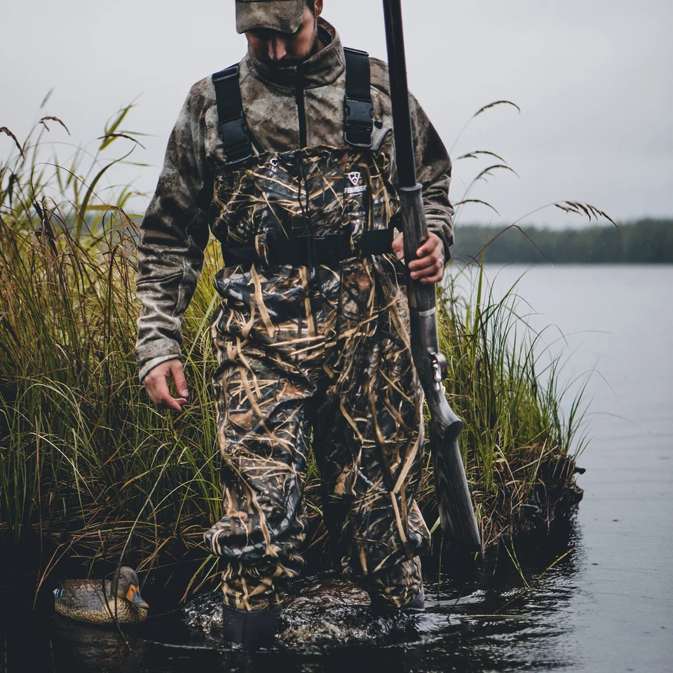 HISEA Unisex Fishing Chest Waders Cleated Bootfoot Waterproof Hunting Work Wader - Image 4 of 4