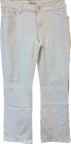 Women's New Look Size 14 Hula White 