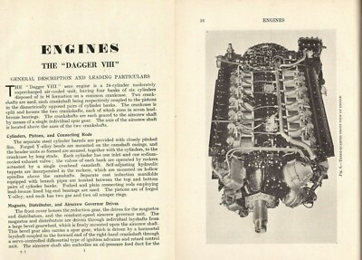 Napier Dolch VIII Aero Motor Handbuch 24 Ventil H SELTEN DVD historisch 30er 40er Jahre