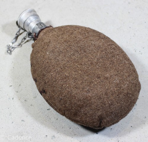 WW2 Royal Bulgarian Kingdom of Bulgaria Aluminum Canteen Wool Cover. NICE! S761