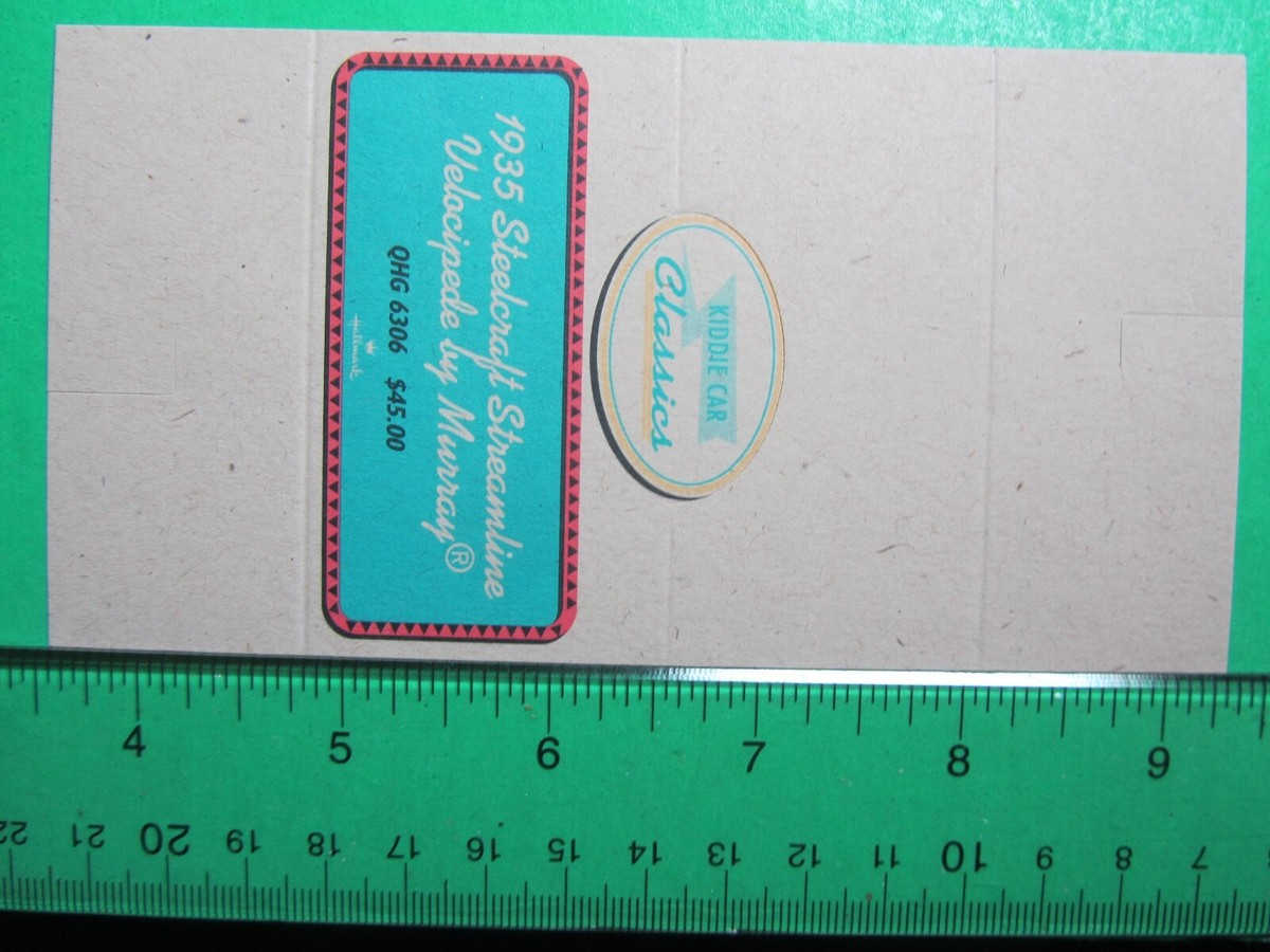 80's HMK '35 STEELCRAFT STREAMLINE VELOCIPEDE MURRAY KIDDIECAR