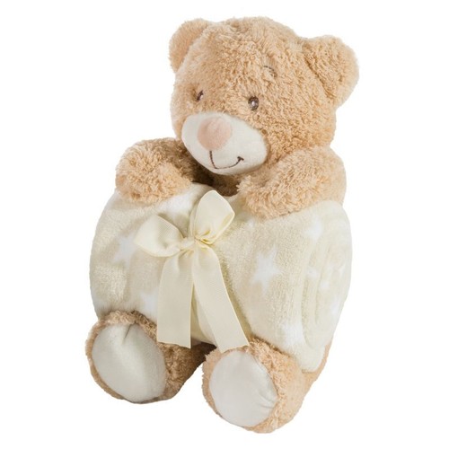 SET Plüschtier Baby Kuscheldecke Decke Kuscheltier Stofftier Schmusedecke 100x75 - Bild 18 von 25