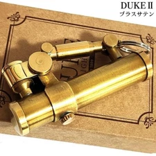 Super Cool Design :Cigarette Oil Lighter: DUKE 2 : Gold color : JAPAN Made