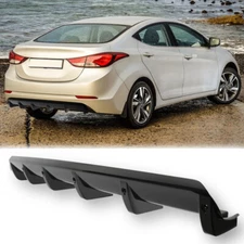 Rear Bumper Diffuser Shark Fin Splitter Spoiler Lip Body Kit For Hyundai Elantra