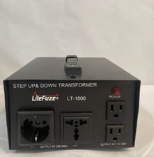 LiteFuze 1000W Voltage Converter Transformer Heavy Duty Step Up/Down LT-1000 